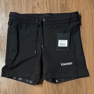 BANDIT Women's Black Run Shorts 5”